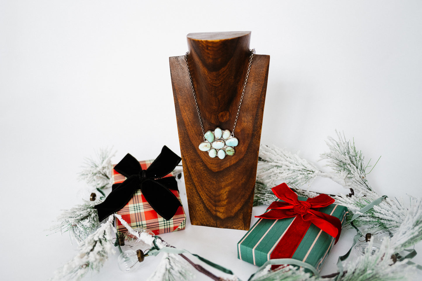 Royston Flower Cluster Necklace