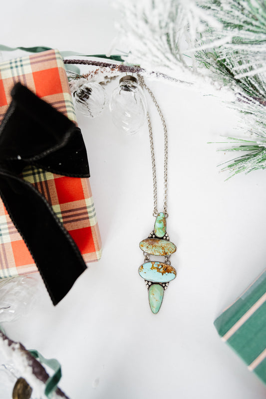 Kingman Turquoise Lariat