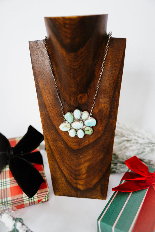 Royston Flower Cluster Necklace