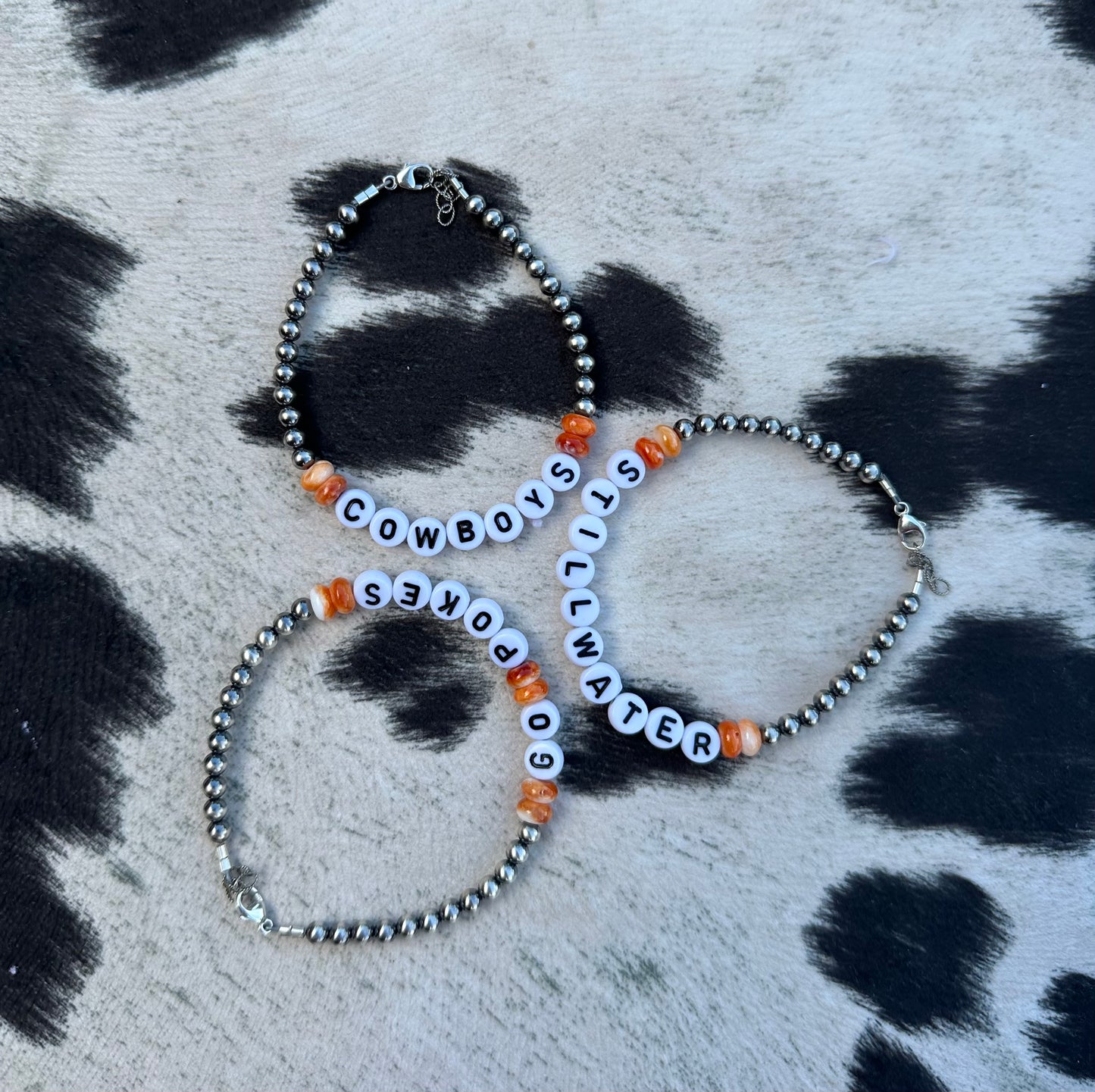 OSU Letter Charm Bracelets