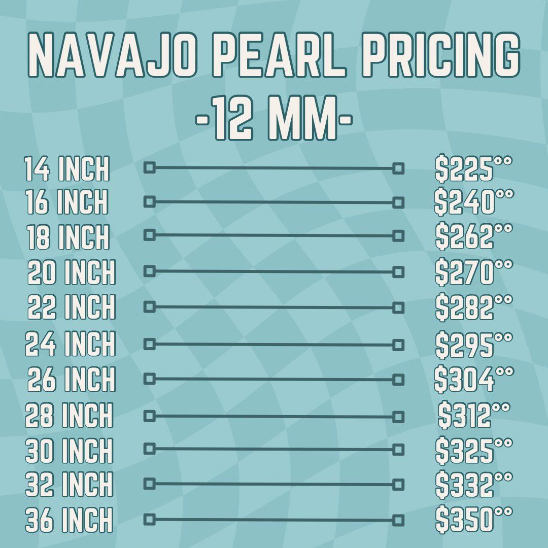 12MM NAVAJO PEARL *PREORDER*