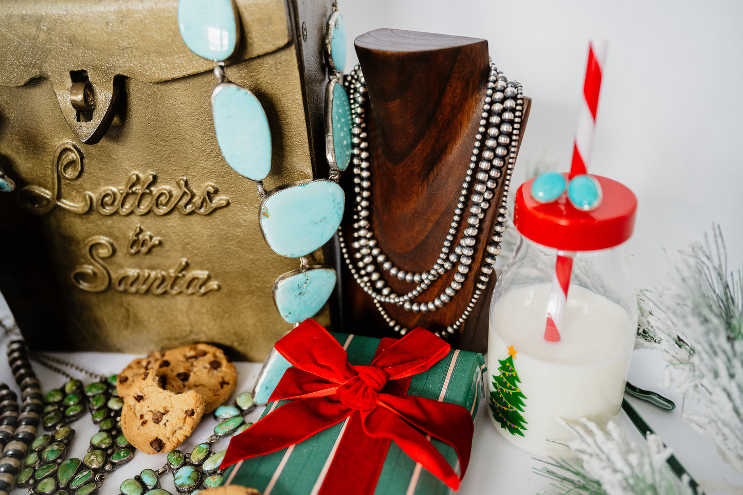 Mexican Turquoise Slab Necklace