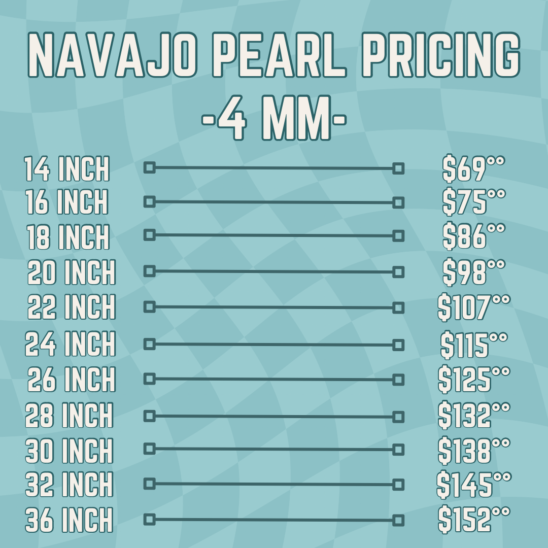 4MM NAVAJO PEARL *PREORDER*