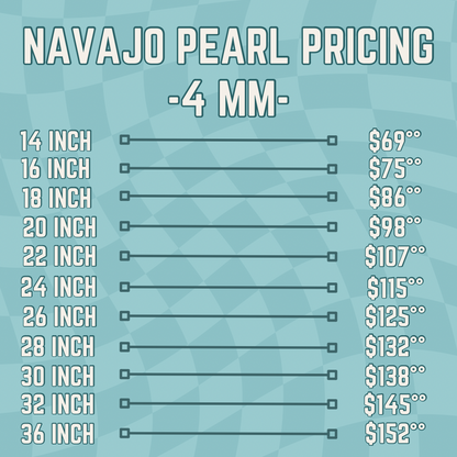 4MM NAVAJO PEARL *PREORDER*